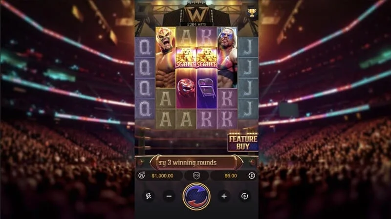 Reel Royale Showdown – herná obrazovka pri vysokej stávke